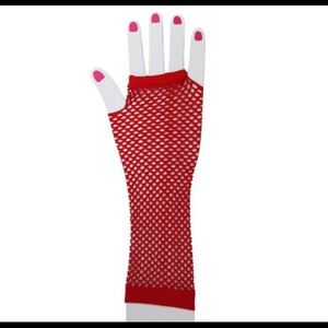 Red Net Gloves
